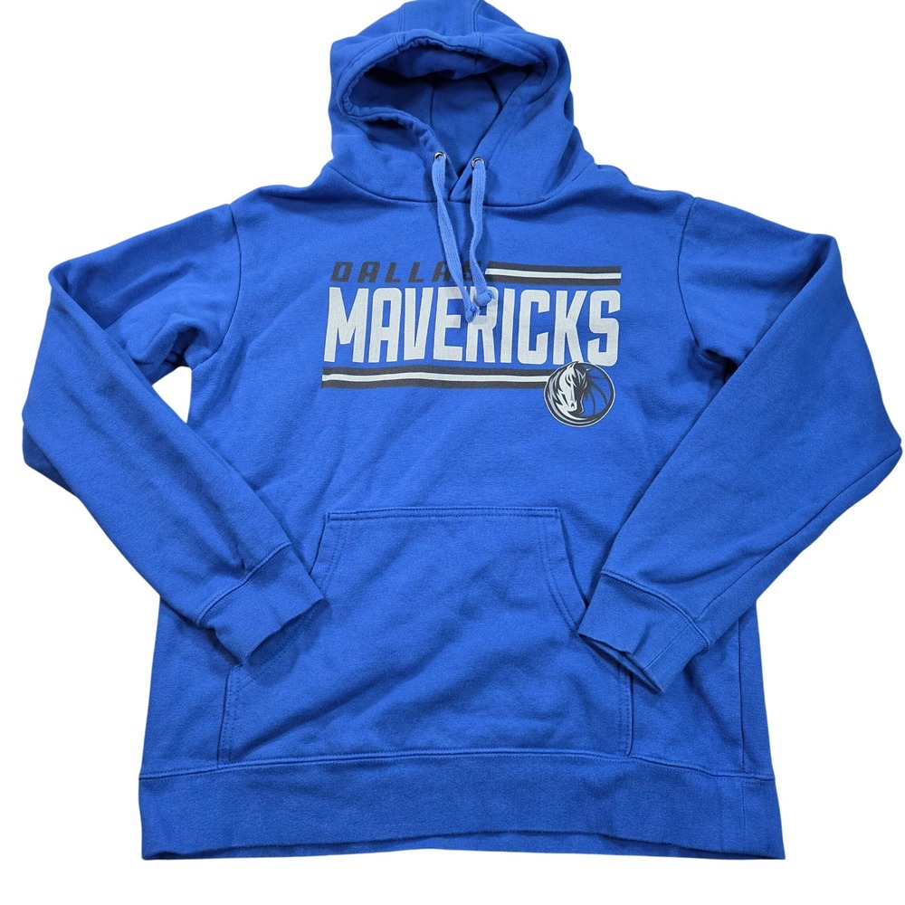 Dallas Mavericks Hoodie Mens Medium Blue NBA Basketball Sweatshirt Fanatics